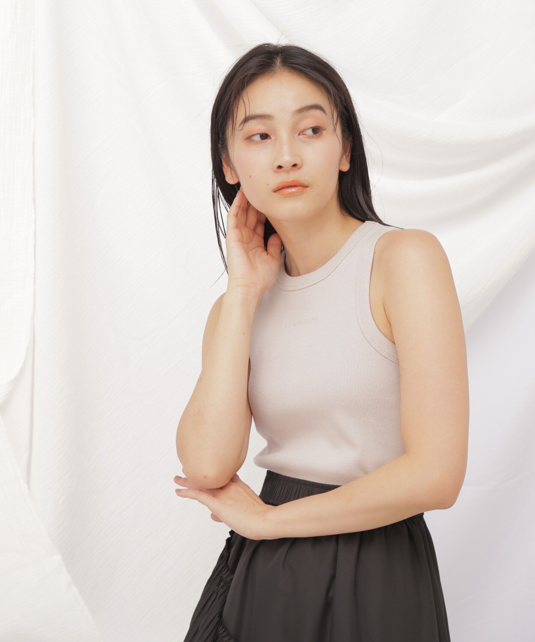  「◇JILL byベーシックリブタンク」|Tシャツ・カットソー|ヌード