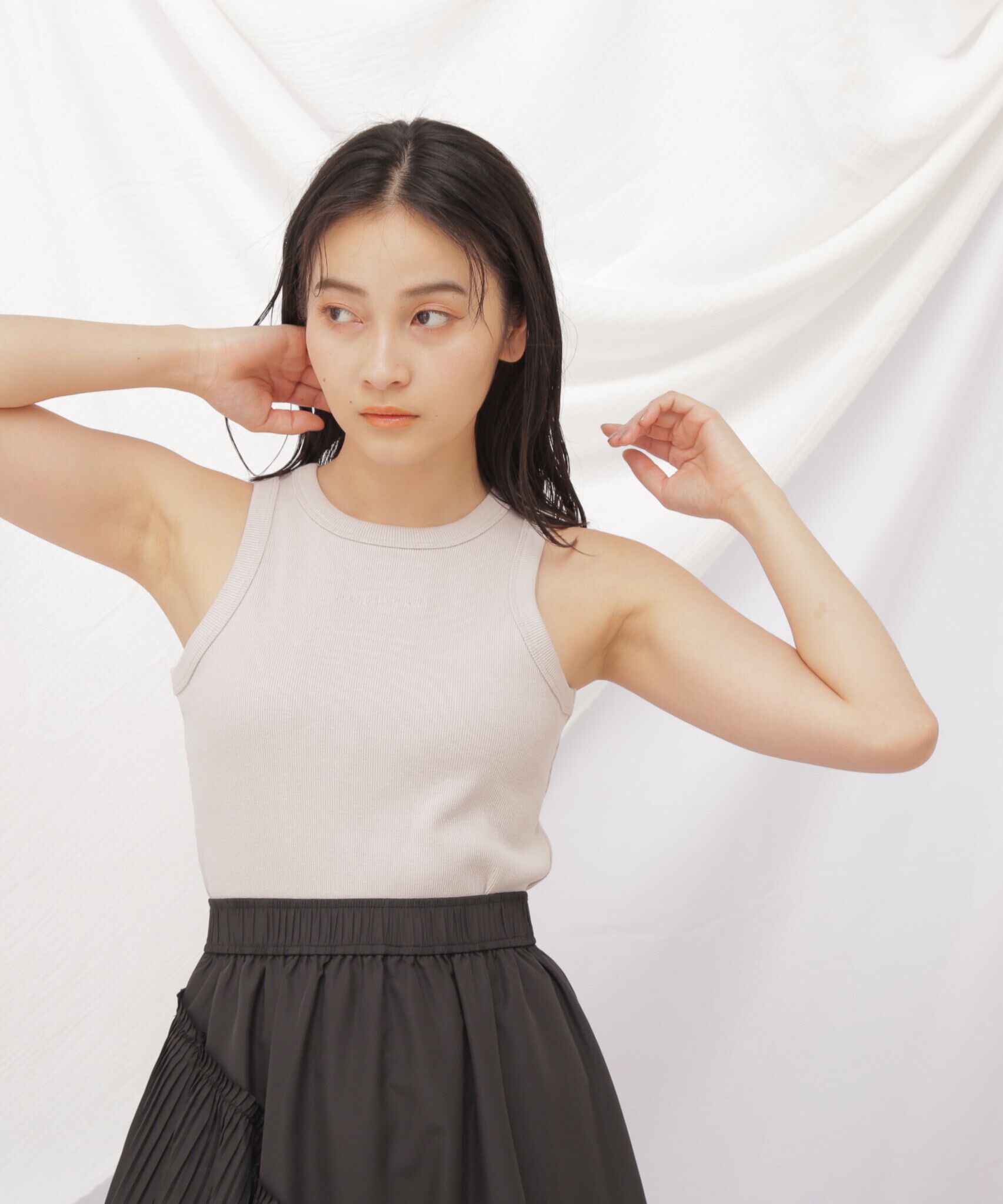  「◇JILL byベーシックリブタンク」|Tシャツ・カットソー|