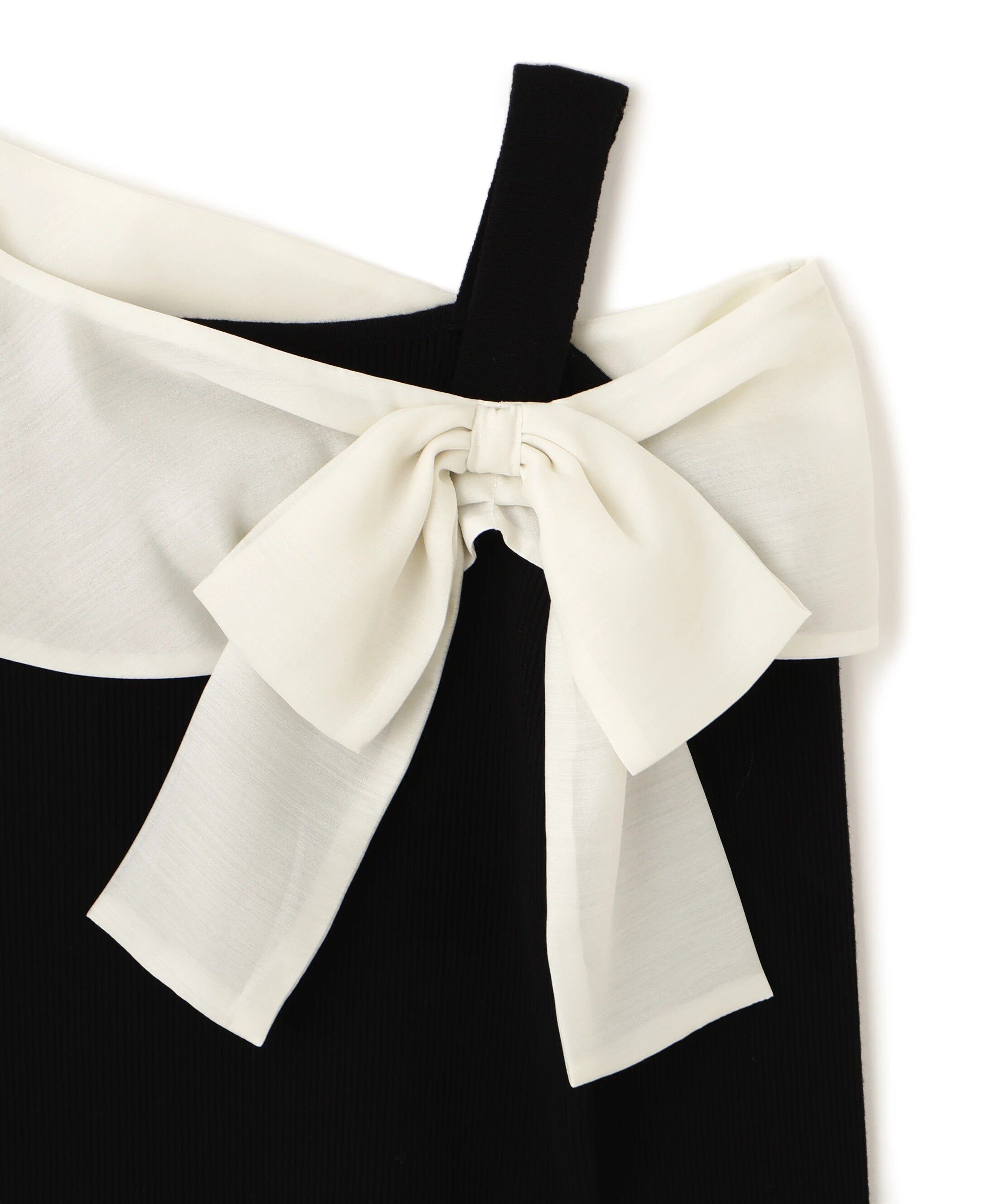  「アシメリボンニット」|ニット・セーター|