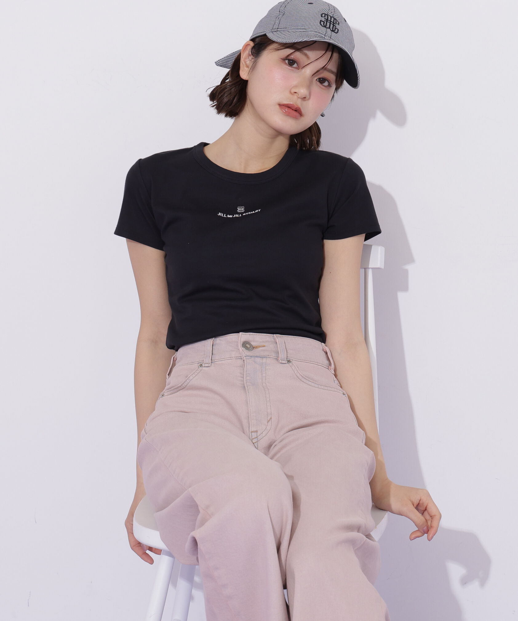  「コンパクトワンポイントロゴTシャツ」|Tシャツ・カットソー|