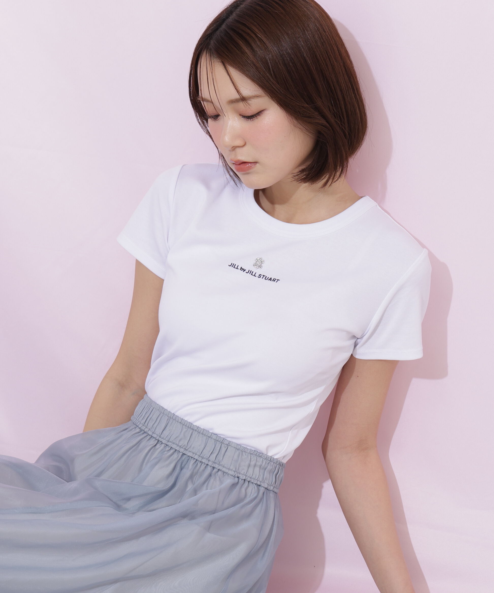  「コンパクトワンポイントロゴTシャツ」|Tシャツ・カットソー|