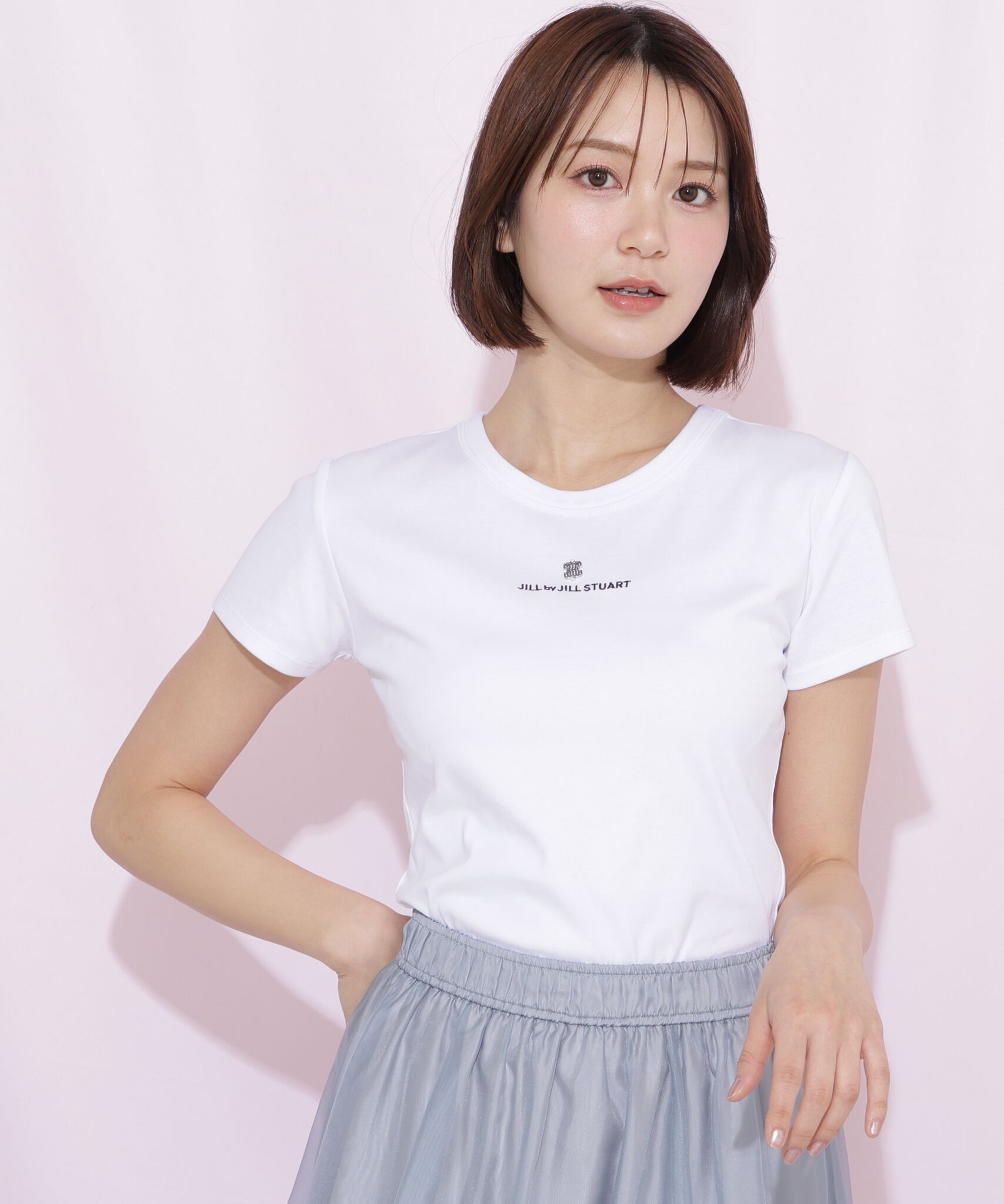  「コンパクトワンポイントロゴTシャツ」|Tシャツ・カットソー|