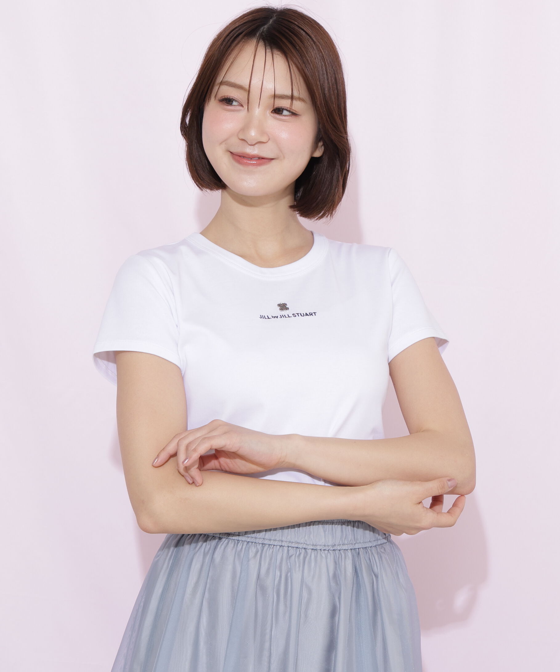  「コンパクトワンポイントロゴTシャツ」|Tシャツ・カットソー|