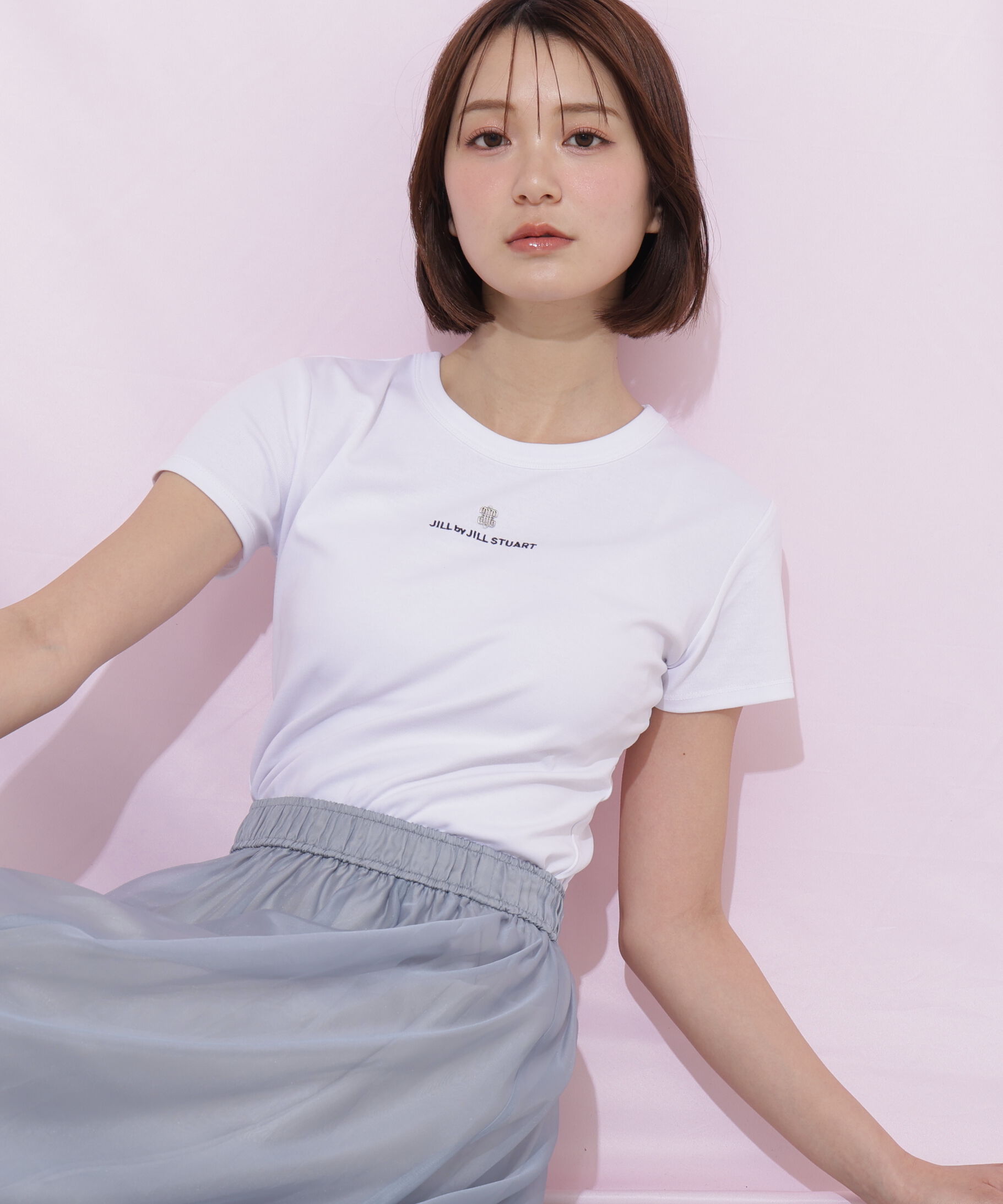  「コンパクトワンポイントロゴTシャツ」|Tシャツ・カットソー|