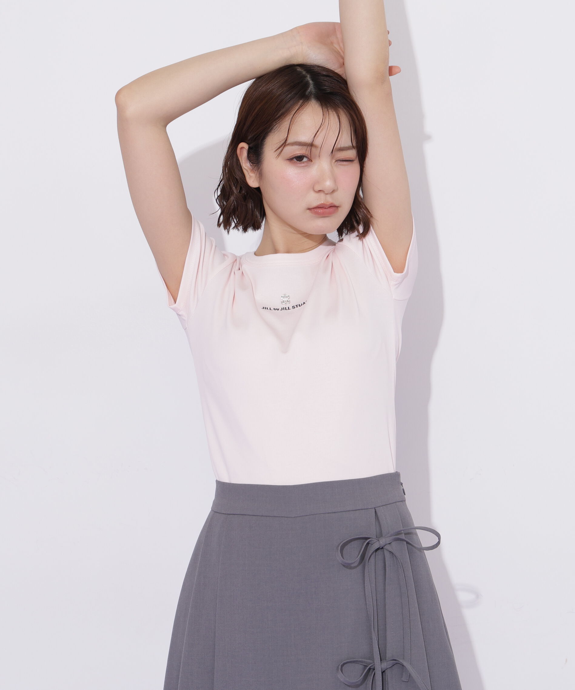  「コンパクトワンポイントロゴTシャツ」|Tシャツ・カットソー|