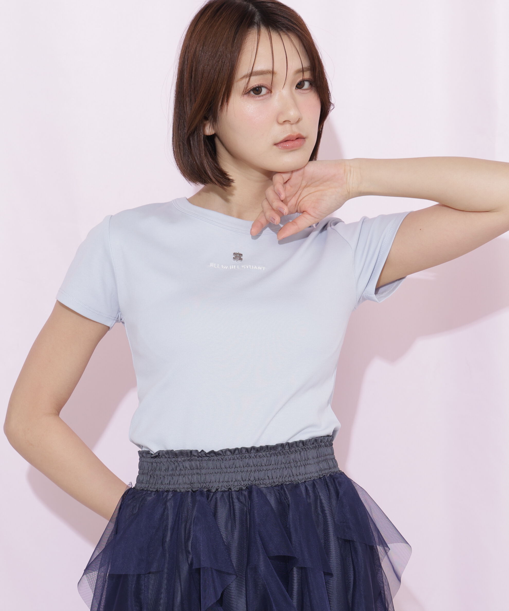  「コンパクトワンポイントロゴTシャツ」|Tシャツ・カットソー|