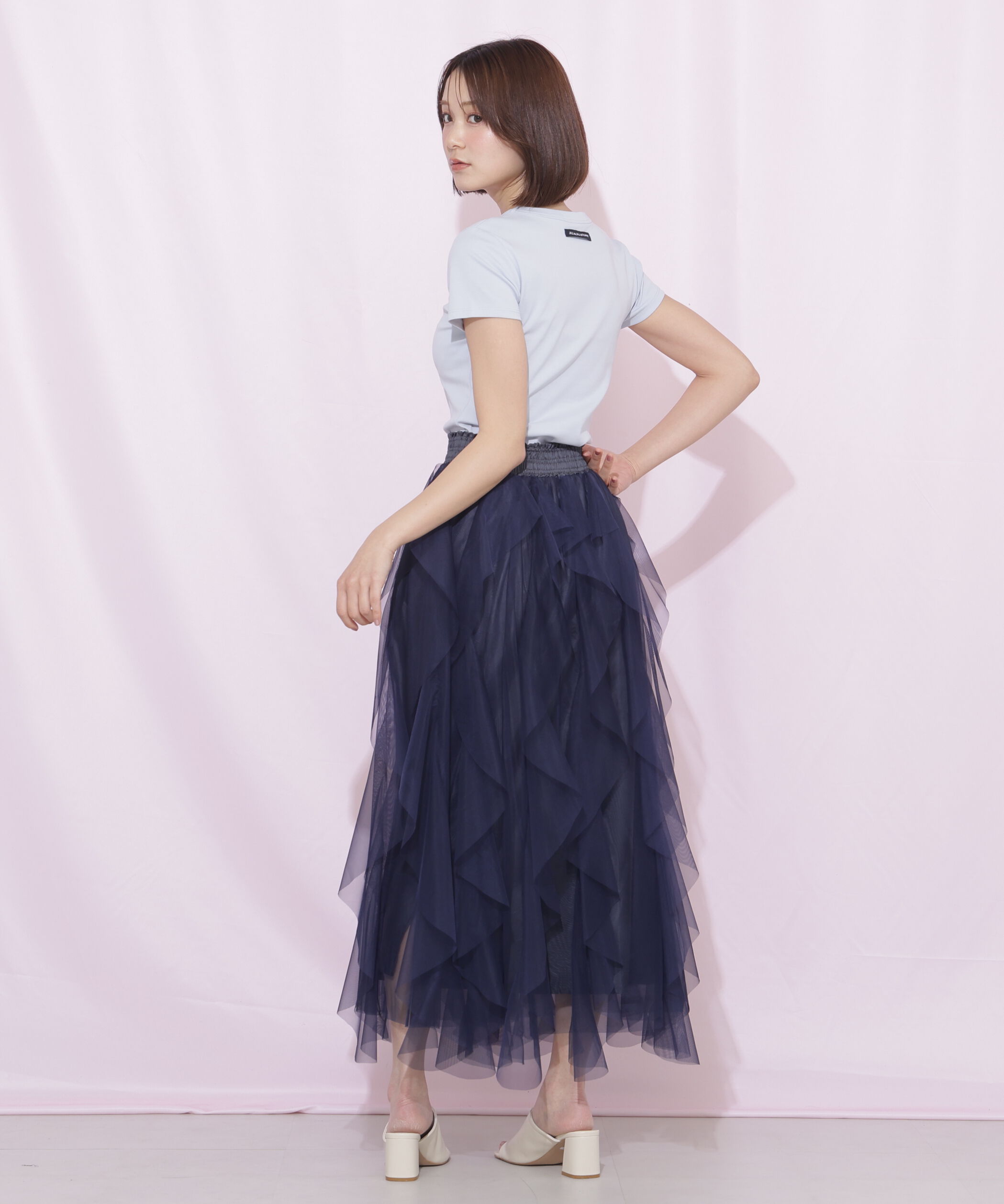  「コンパクトワンポイントロゴTシャツ」|Tシャツ・カットソー|