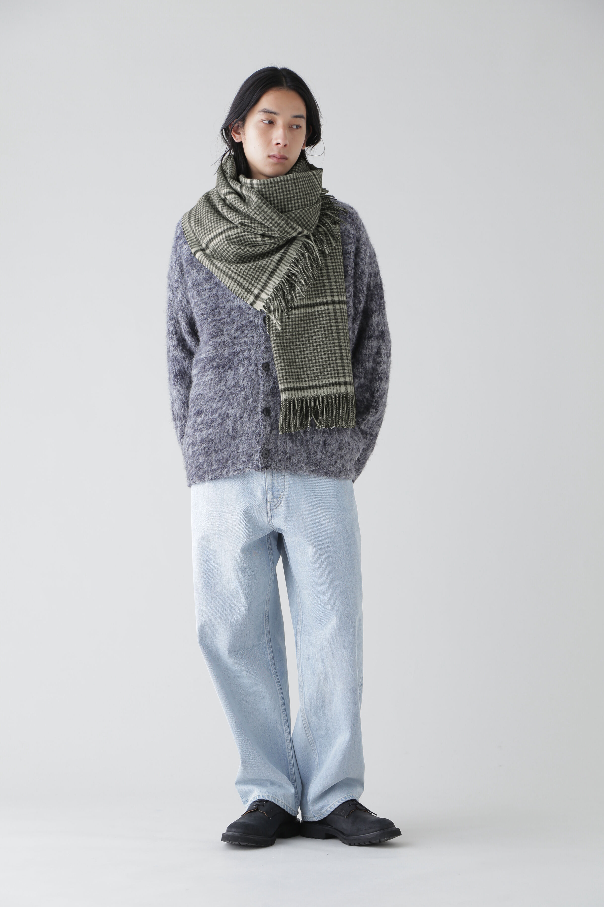 YLEVE 「YLEVE &times; THE INOUE BROTHERS / DOUBLE FACE BRUSHED STOLE」|マフラー|