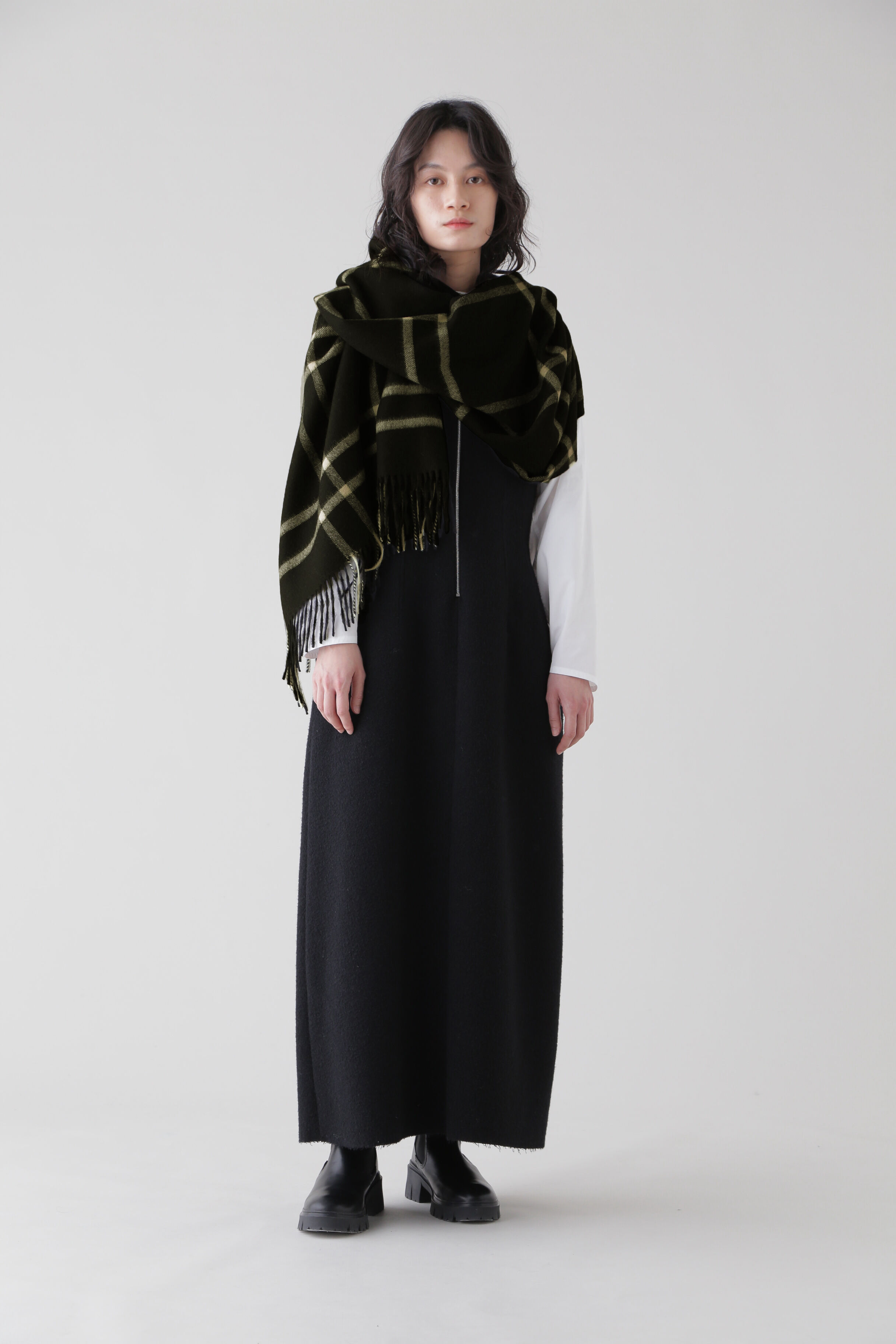 YLEVE 「YLEVE &times; THE INOUE BROTHERS / DOUBLE FACE BRUSHED STOLE」|マフラー|