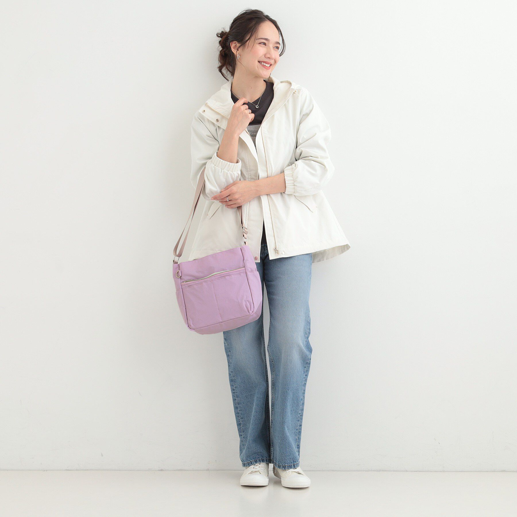 SHOO･LA･RUE「【撥水】収納力のある 10ポケットショルダーバッグ」|ショルダー・メッセンジャー|