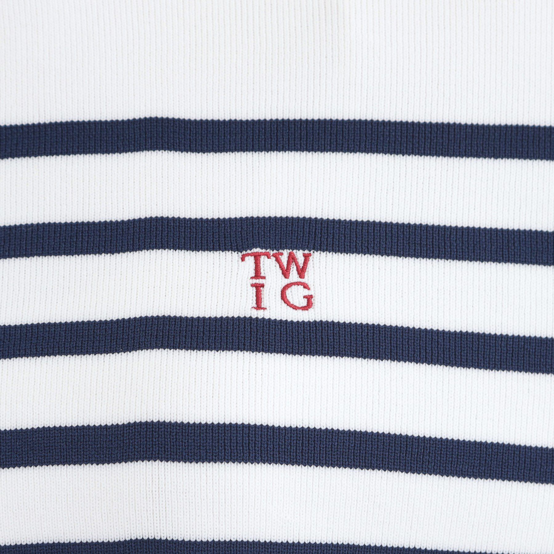 SHOO･LA･RUE「まるでTシャツ 大人カジュアルコーデに最適なボーダーニット」|ニット・セーター|