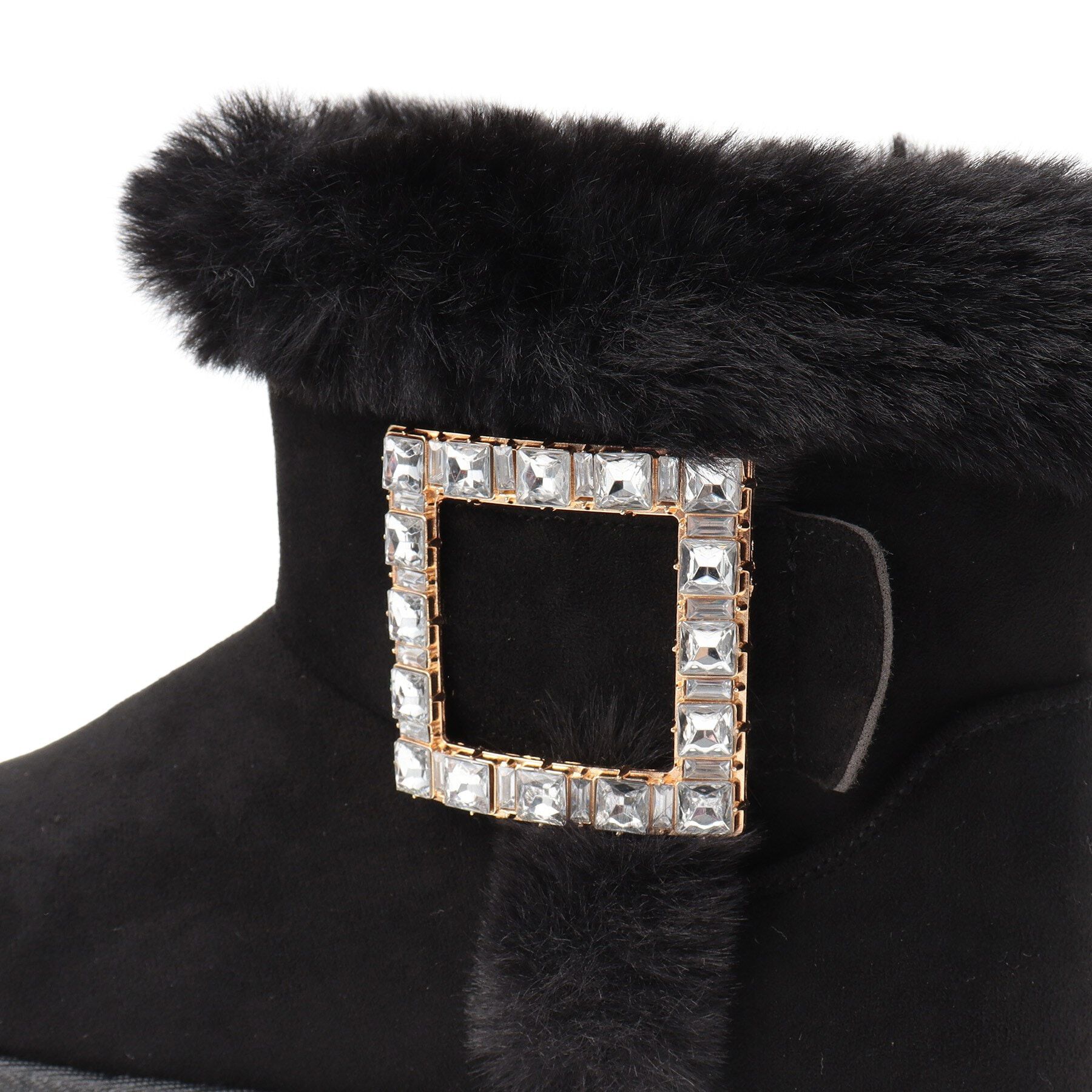 csT&P「厚底ムートンキラキラベルト付きブーツ」|ショートブーツ|