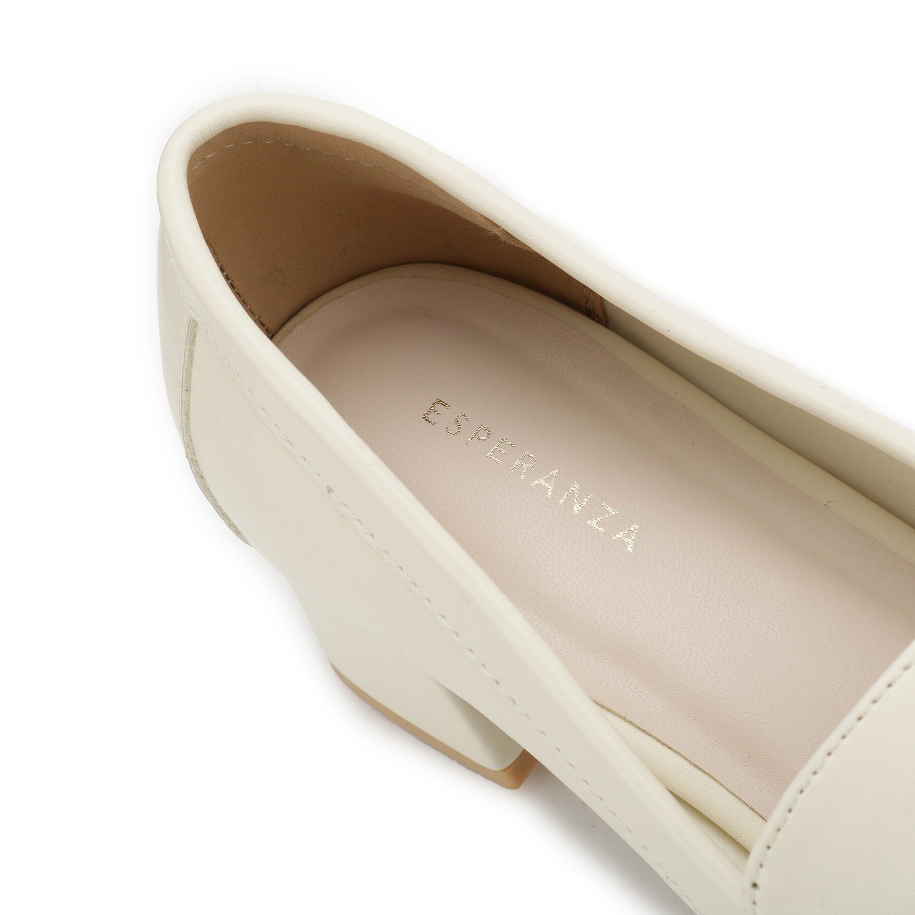 ESPERANZA「ビジュー付リボンローファー」|パンプス|