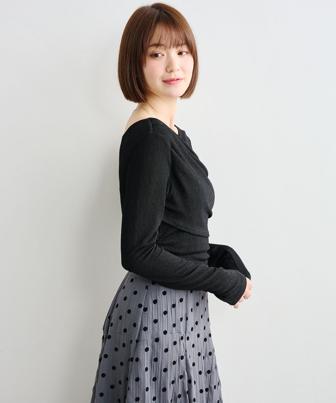 COCO DEAL「オフショルタックカットソー」|Tシャツ・カットソー|