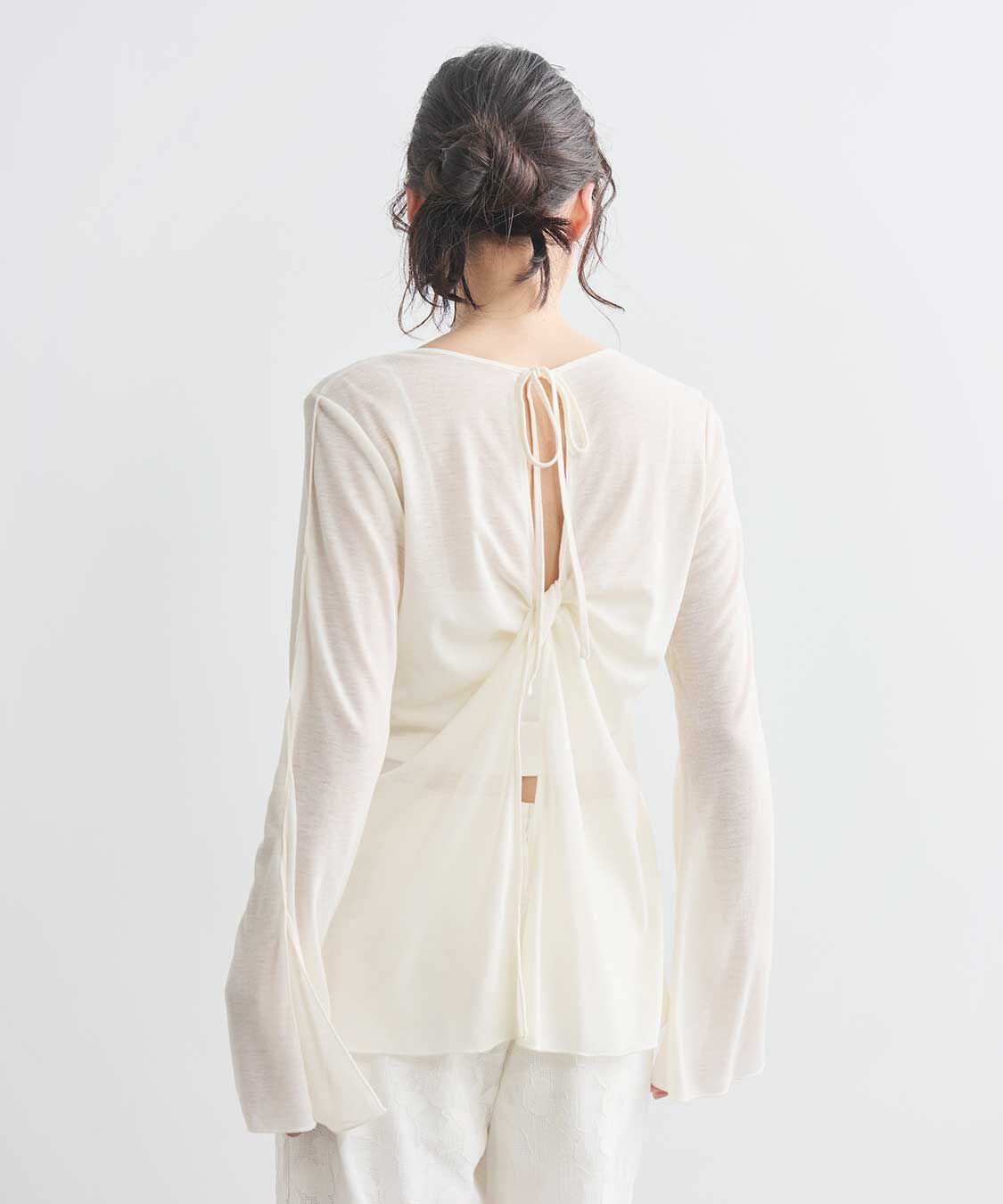 COCO DEAL「ラッフルバックシャンカットソー」|Tシャツ・カットソー|