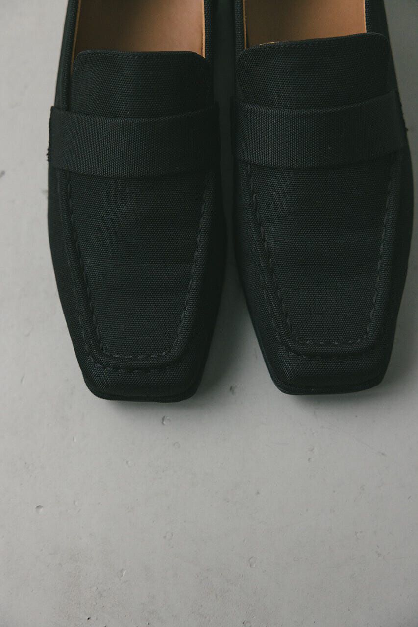 STYLEMIXER「キャンバススクエアローファー」|ローファー|