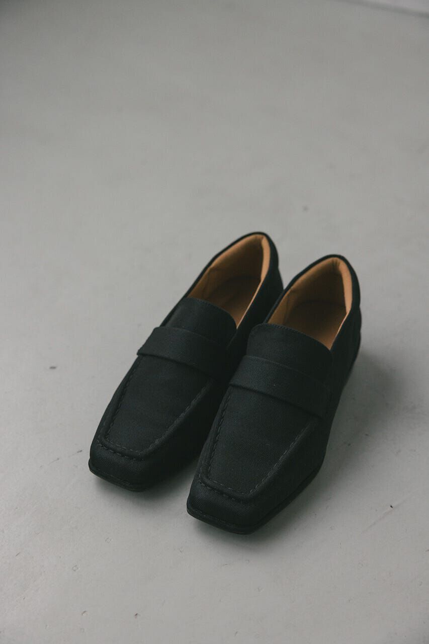 STYLEMIXER「キャンバススクエアローファー」|ローファー|