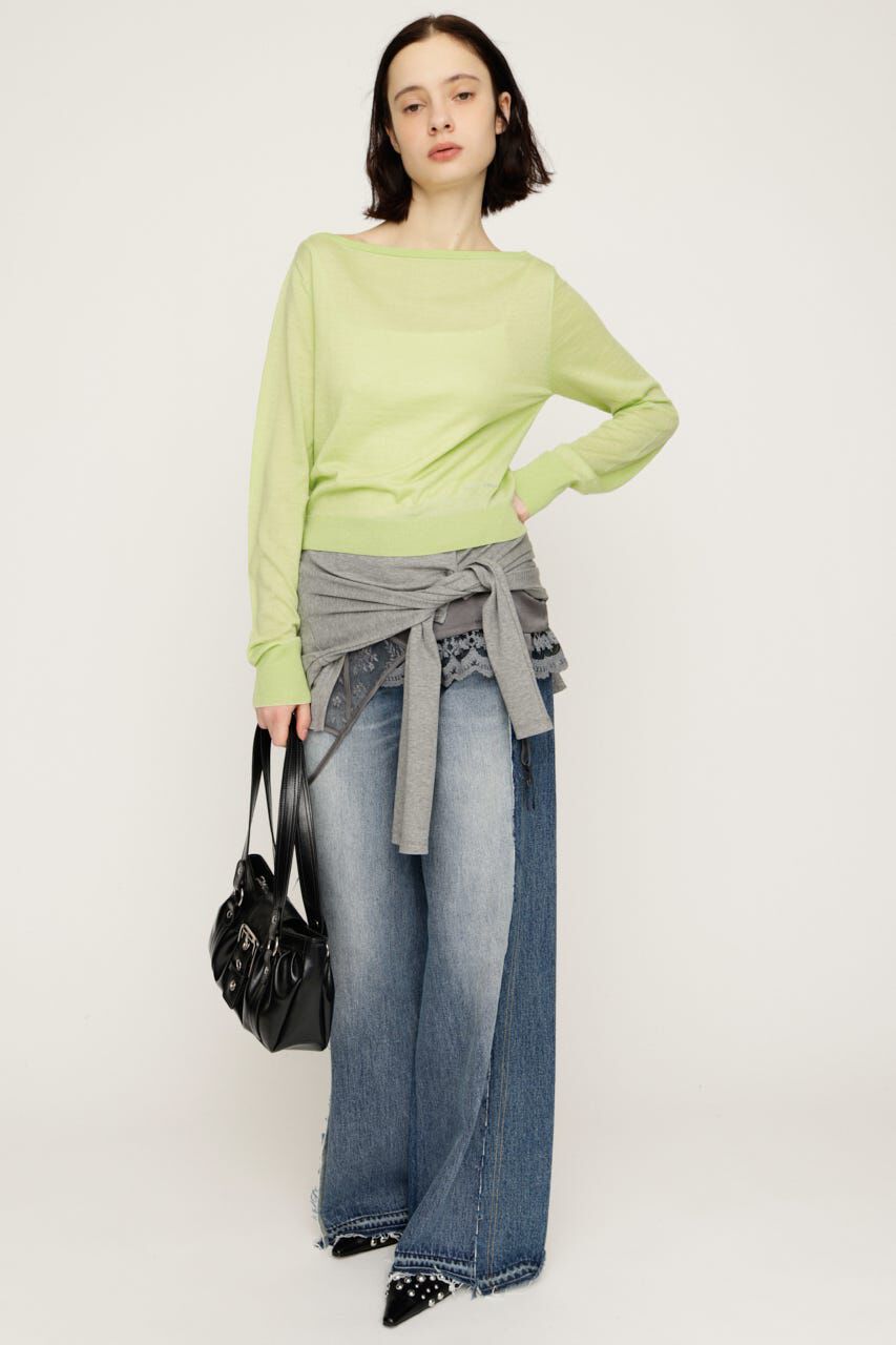 SLY「OFF SHOULDER 2WAY HG トップス」|ニット・セーター|