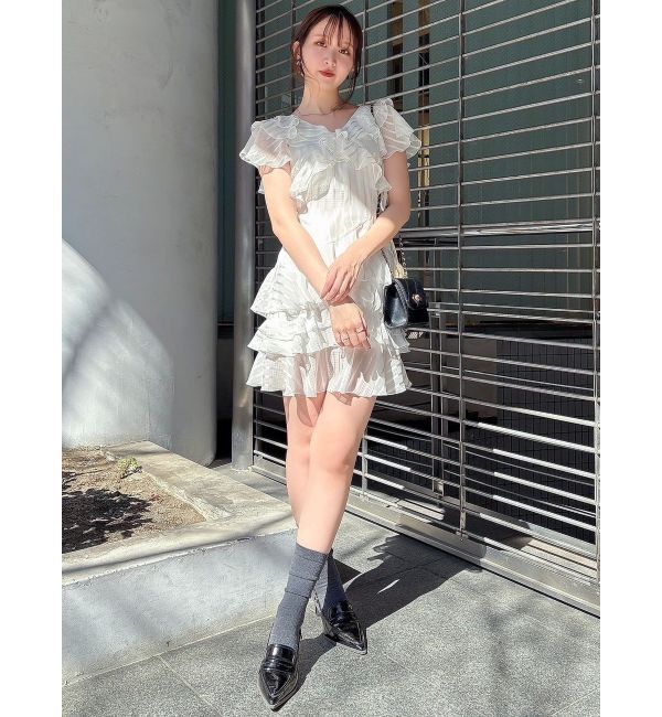 dazzlin「バリエフルイドミニワンピース」|ワンピース|