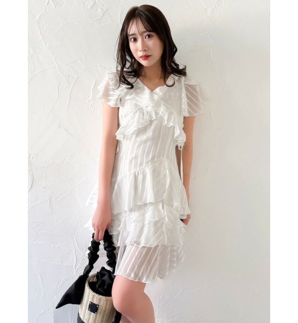 dazzlin「バリエフルイドミニワンピース」|ワンピース|