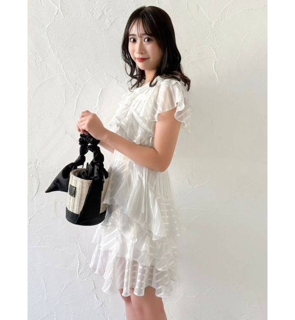 dazzlin「バリエフルイドミニワンピース」|ワンピース|