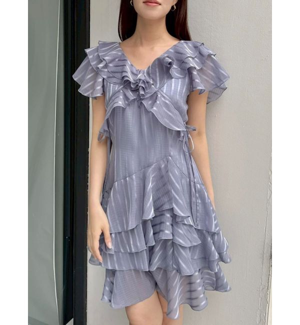 dazzlin「バリエフルイドミニワンピース」|ワンピース|