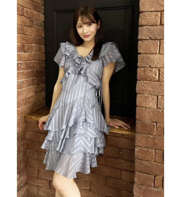 dazzlin「バリエフルイドミニワンピース」|ワンピース|