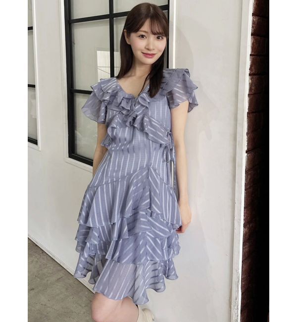 dazzlin「バリエフルイドミニワンピース」|ワンピース|