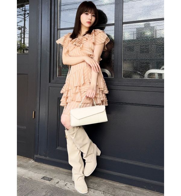 dazzlin「バリエフルイドミニワンピース」|ワンピース|