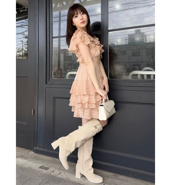 dazzlin「バリエフルイドミニワンピース」|ワンピース|