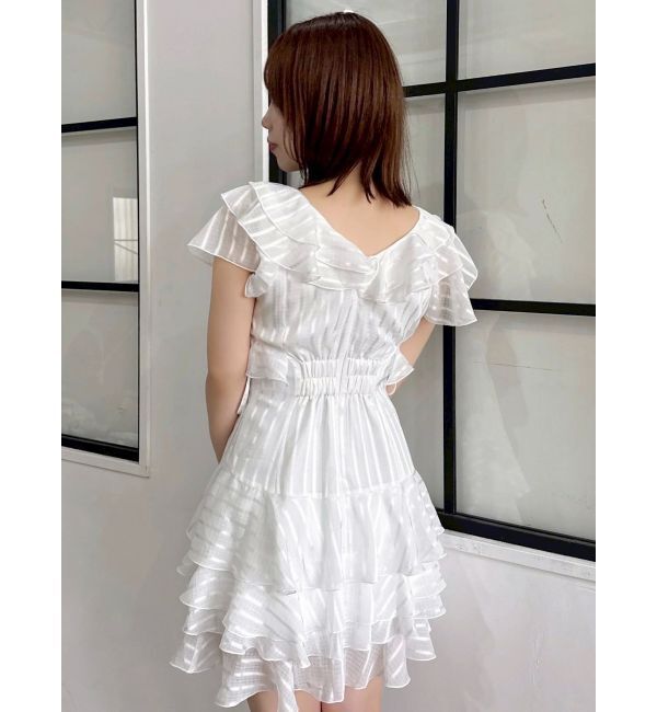 dazzlin「バリエフルイドミニワンピース」|ワンピース|