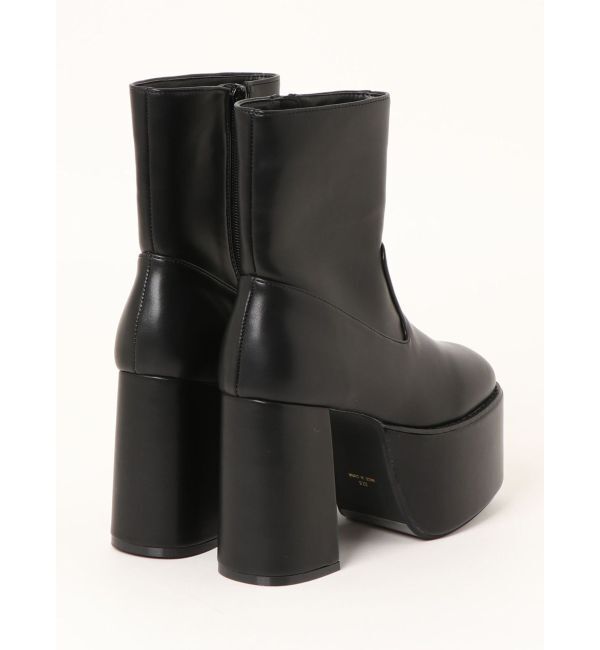 MURUA「デザインステッチスクエアブーツ」|ショートブーツ|