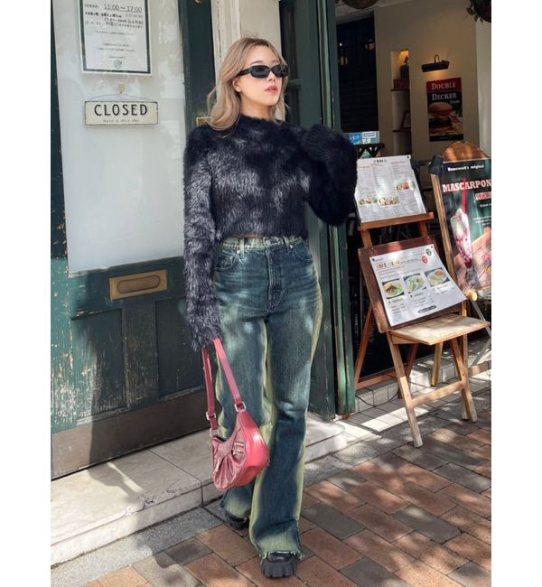 EVRIS「シャークソールサイドゴアショートブーツ」|ショートブーツ|