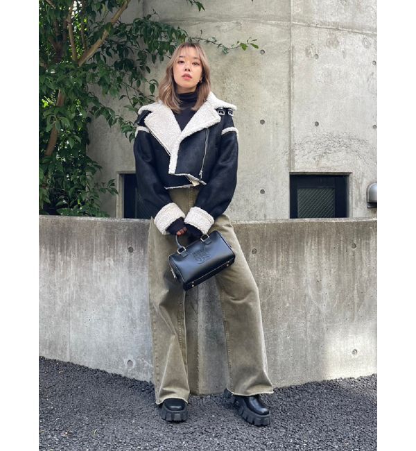 EVRIS「シャークソールサイドゴアショートブーツ」|ショートブーツ|