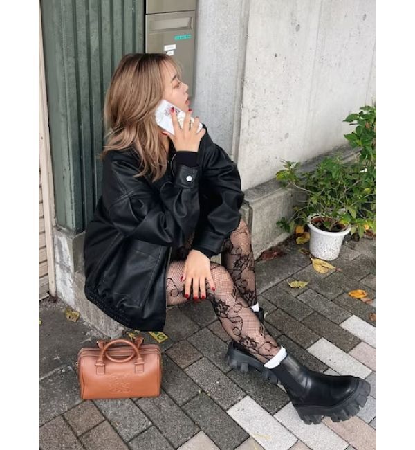 EVRIS「シャークソールサイドゴアショートブーツ」|ショートブーツ|