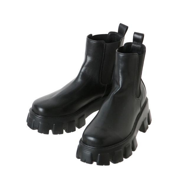 EVRIS「シャークソールサイドゴアショートブーツ」|ショートブーツ|