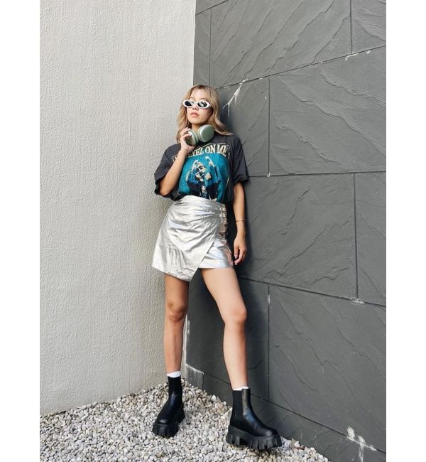 EVRIS「シャークソールサイドゴアショートブーツ」|ショートブーツ|