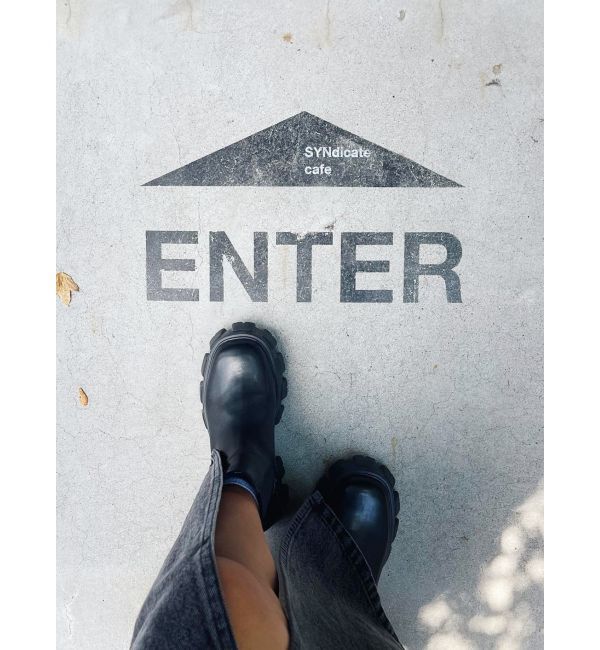 EVRIS「シャークソールサイドゴアショートブーツ」|ショートブーツ|