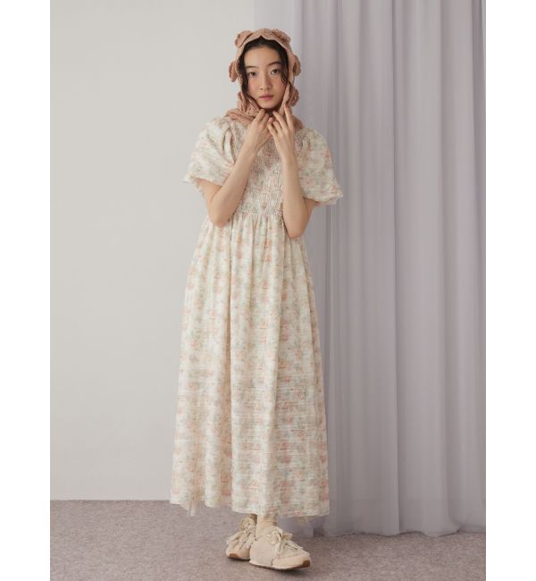 merry jenny「お花咲いたバラクラバマフラー」|マフラー|