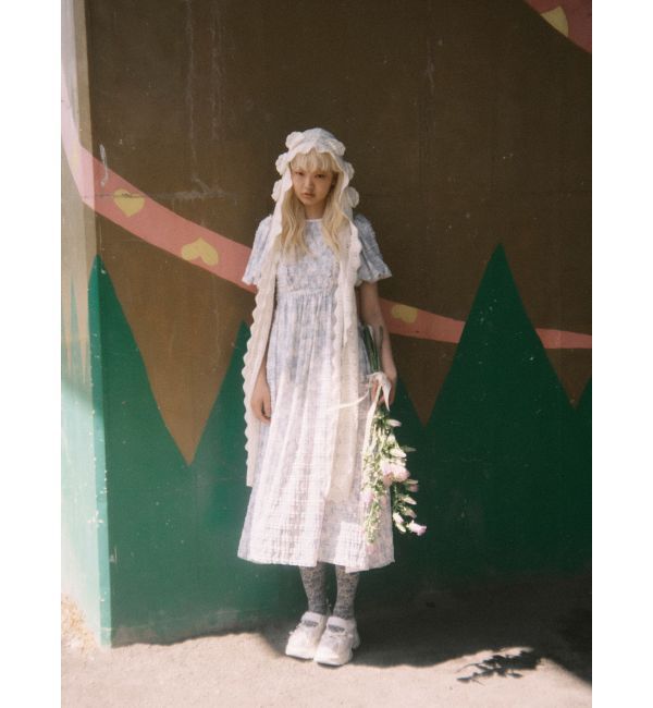 merry jenny「お花咲いたバラクラバマフラー」|マフラー|