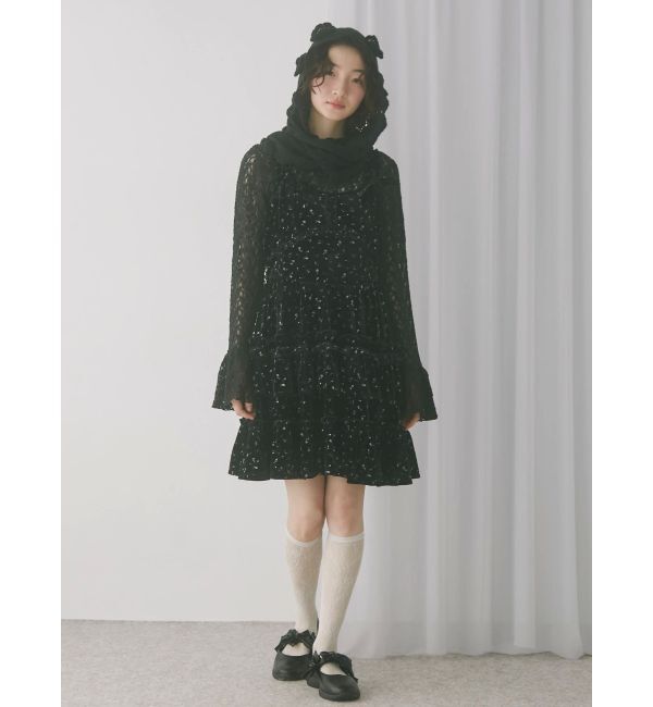 merry jenny「お花咲いたバラクラバマフラー」|マフラー|