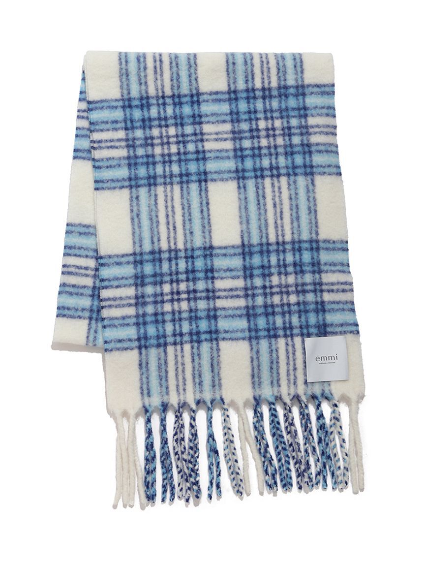 emmi atelier「オリジナルチェックマフラー」|マフラー|