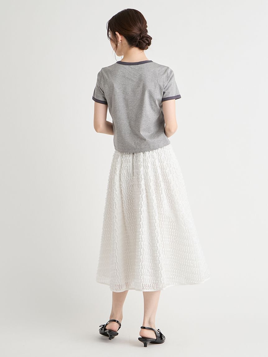 CELFORD「【洗える】カレッジロゴリンガーTシャツ」|Tシャツ・カットソー|