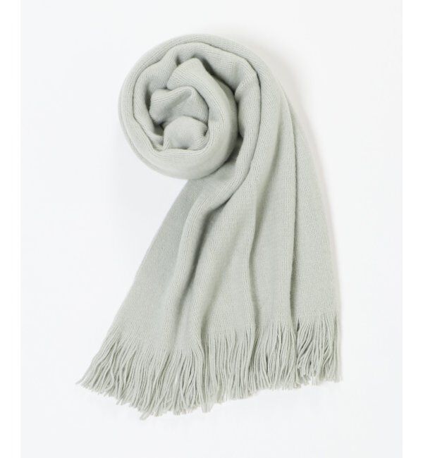 ikka「ラッセル起毛マフラー A」|マフラー|ペパーミント