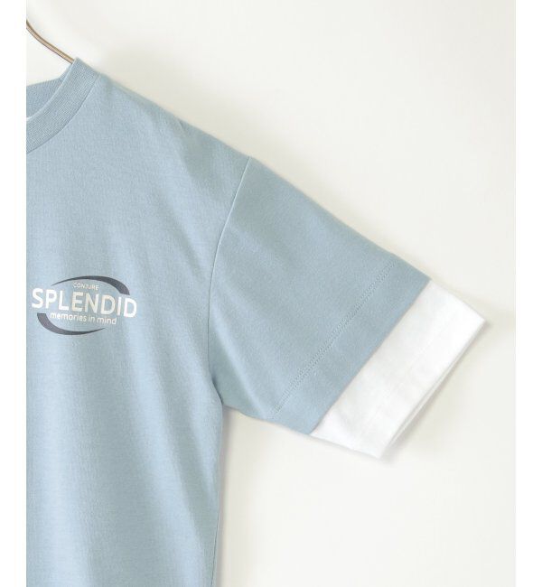 ikka kids「5分袖レイヤーフォトプリントTシャツ（120~160cm）」|Tシャツ・カットソー|