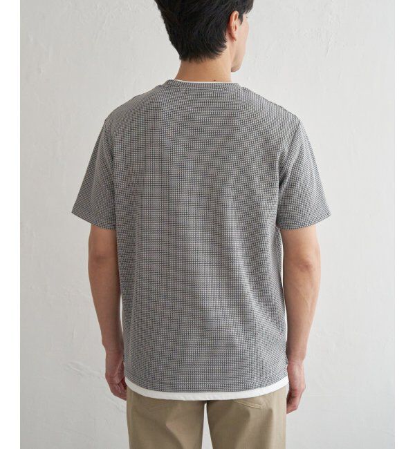 ikka「【抗菌防臭】冷感ドライワッフルフェイクT」|Tシャツ・カットソー|