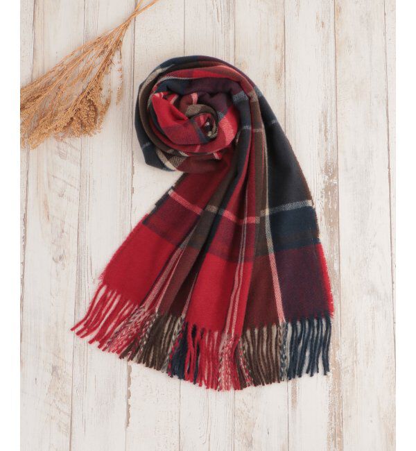 Lbc with Life「チェックストール 22AW-1」|マフラー|