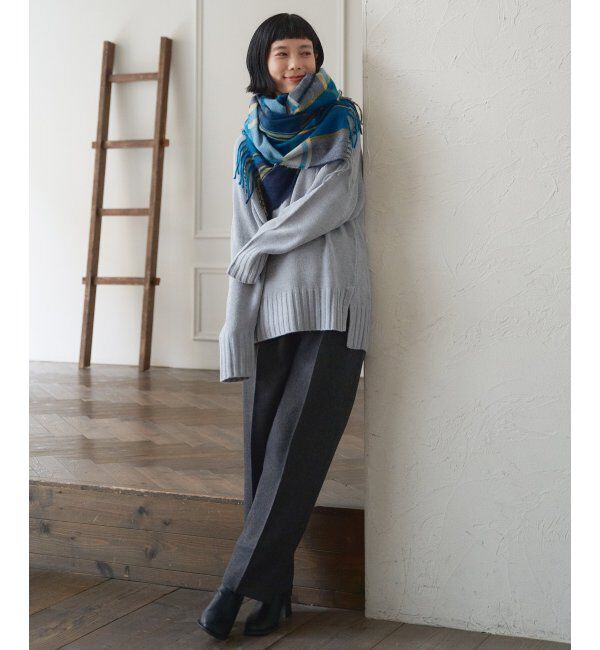 Lbc with Life「チェックストール 22AW-1」|マフラー|