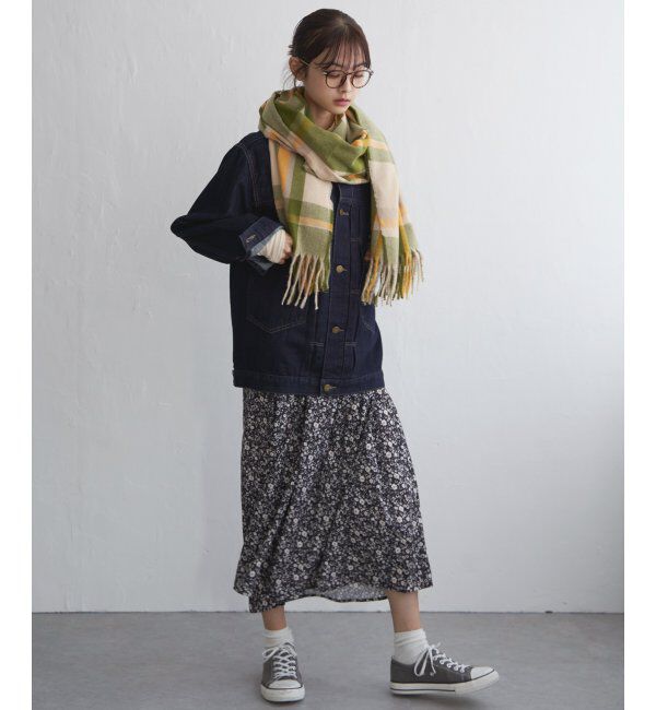 Lbc with Life「チェックストール 22AW-1」|マフラー|