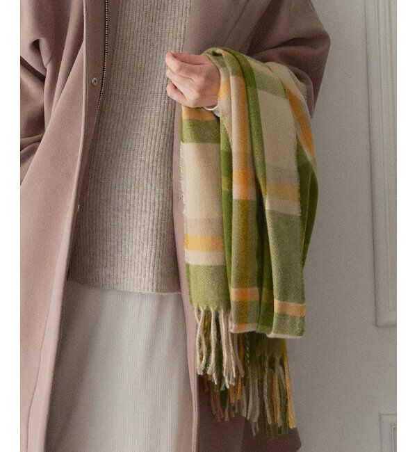 Lbc with Life「チェックストール 22AW-1」|マフラー|